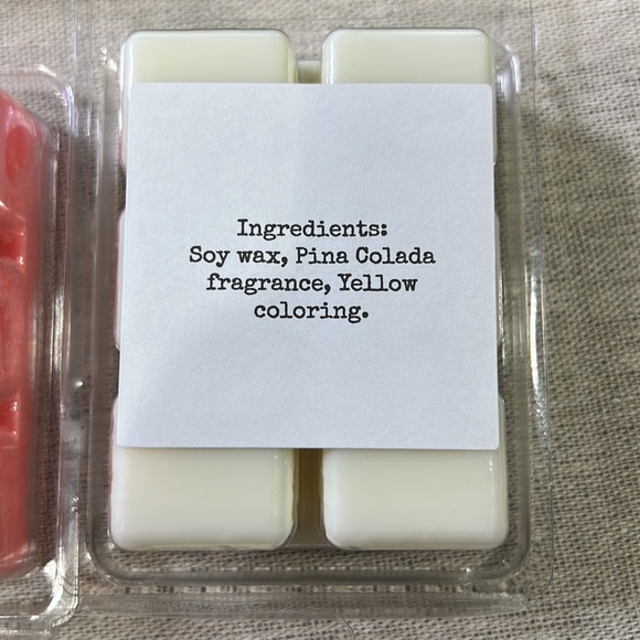 Wax Melts- bundle of 3: Pina Colada, Red-Velvet Cake, Pineapple - Picture 3 of 5